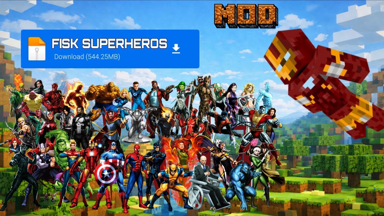 Installing a Superhero Mod in Minecraft (ft. Iron Man, Batman, & More!)
