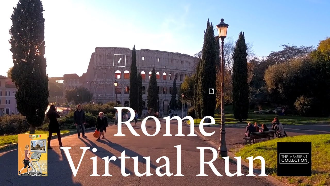 Rome Italy Virtual Run from World Nature Video