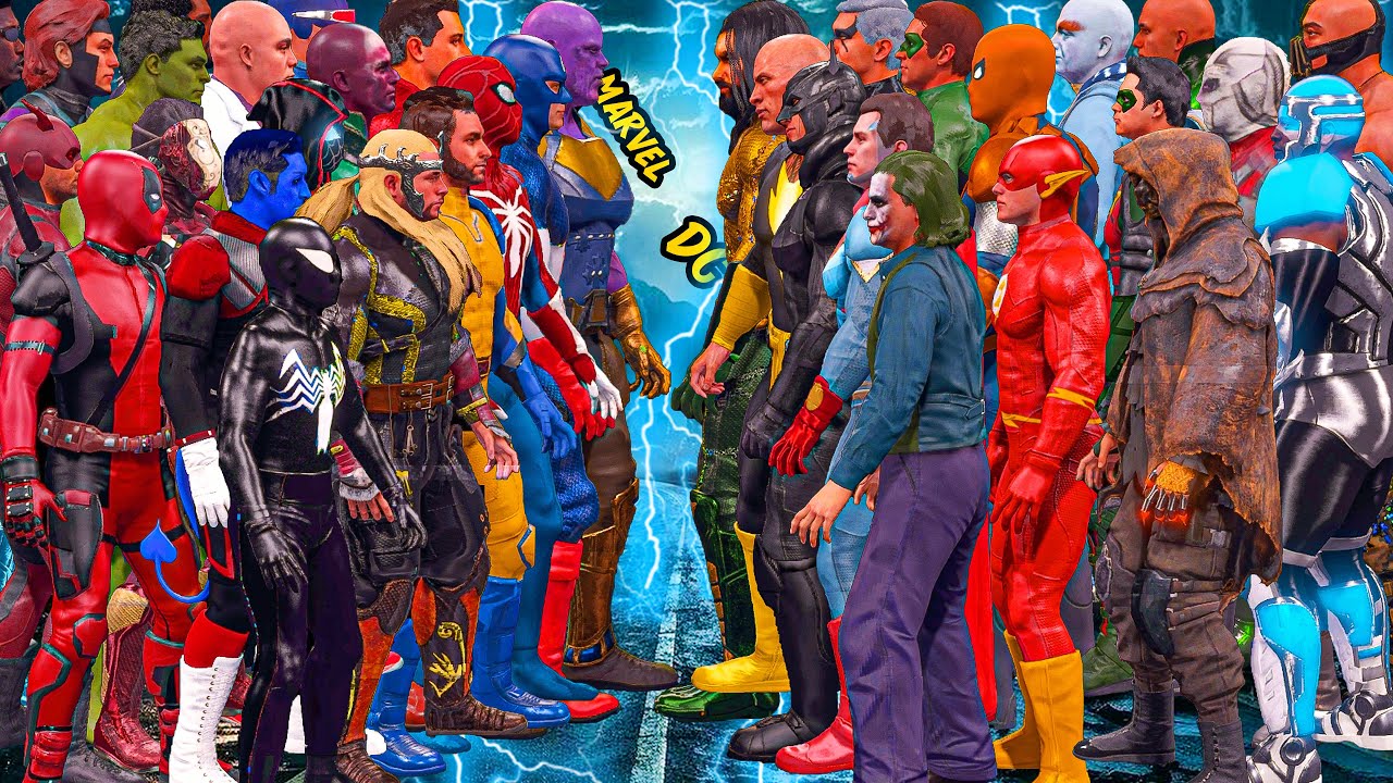 Royal Rumble 2024 Marvel vs DC Comic Rumble!