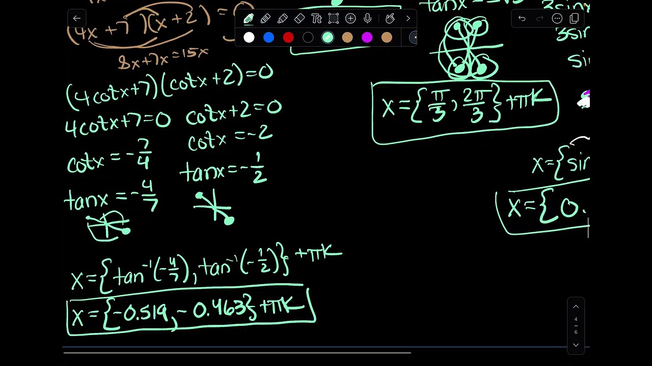 Unit 15: Trig Solving - Trig Inequalities