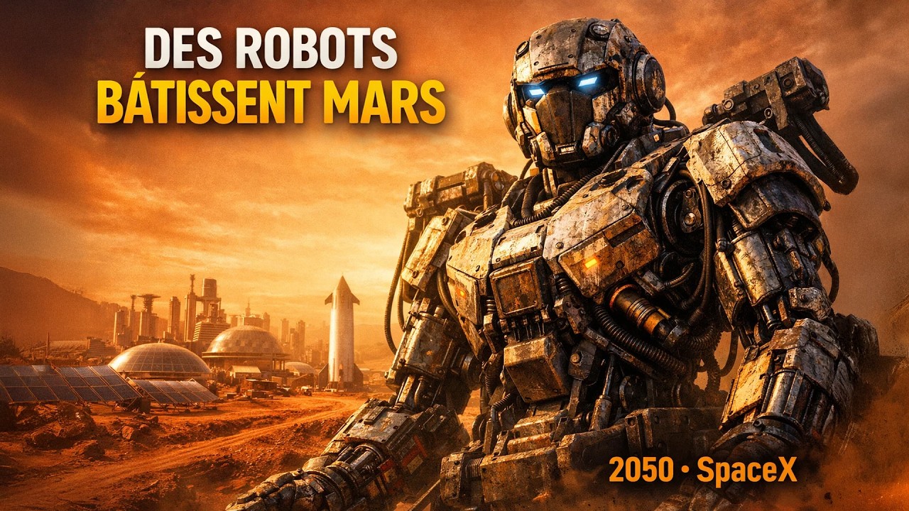SpaceX : Comment des robots vont construire une ville sur Mars en 2050