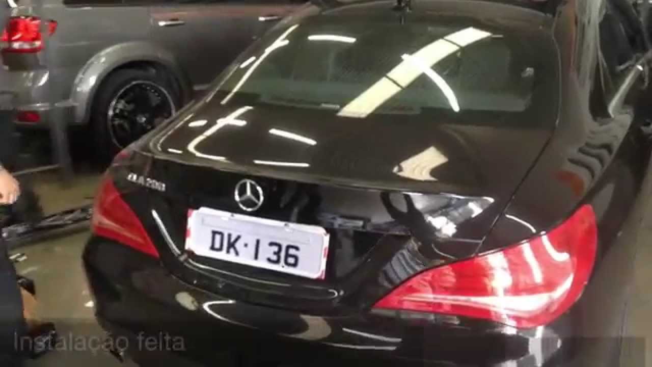 Mercedes Benz - Rack de Teto Thule WingBar 961 instalado na Dk136