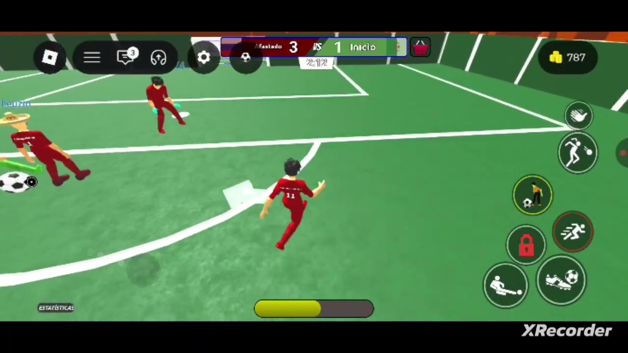 JOGANDO FUTEBOL 
