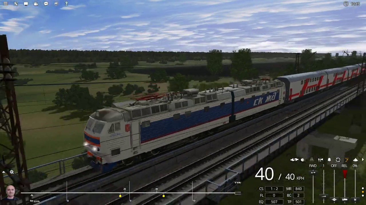Trainz 2019, Маршрут - Ростовский узел, от Батайска до Ростова-на-Дону