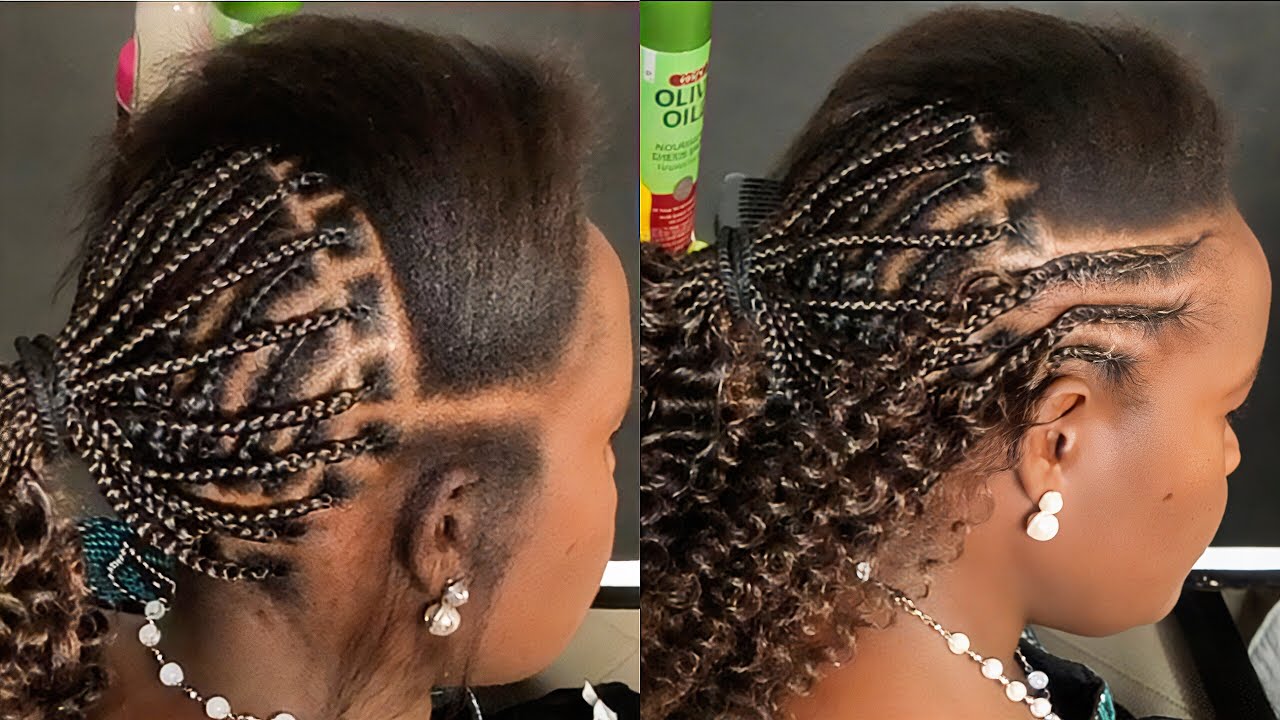 CURLY BRAIDS HAIRSTYLE TO TRY NOW! FINE NATURAL HAIR *Step-by-Step*