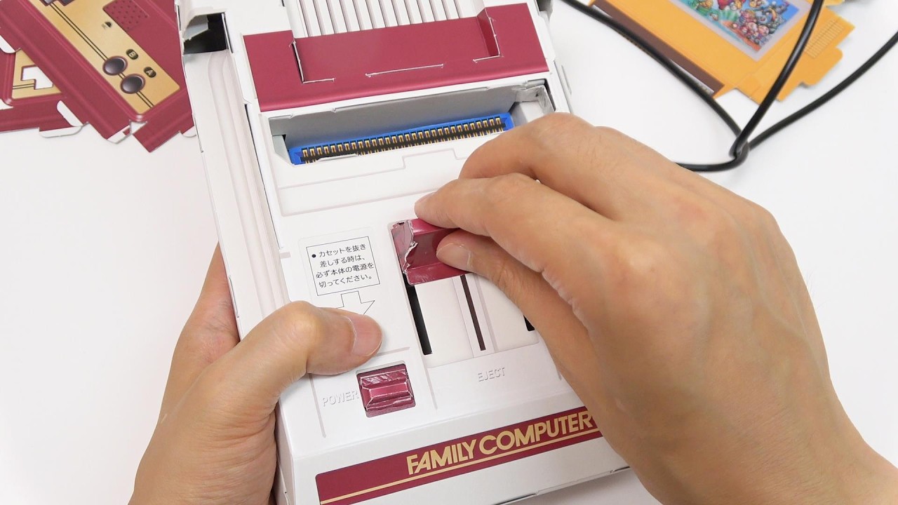 Family Computer 40th Anniversary Famicom Paper Craft