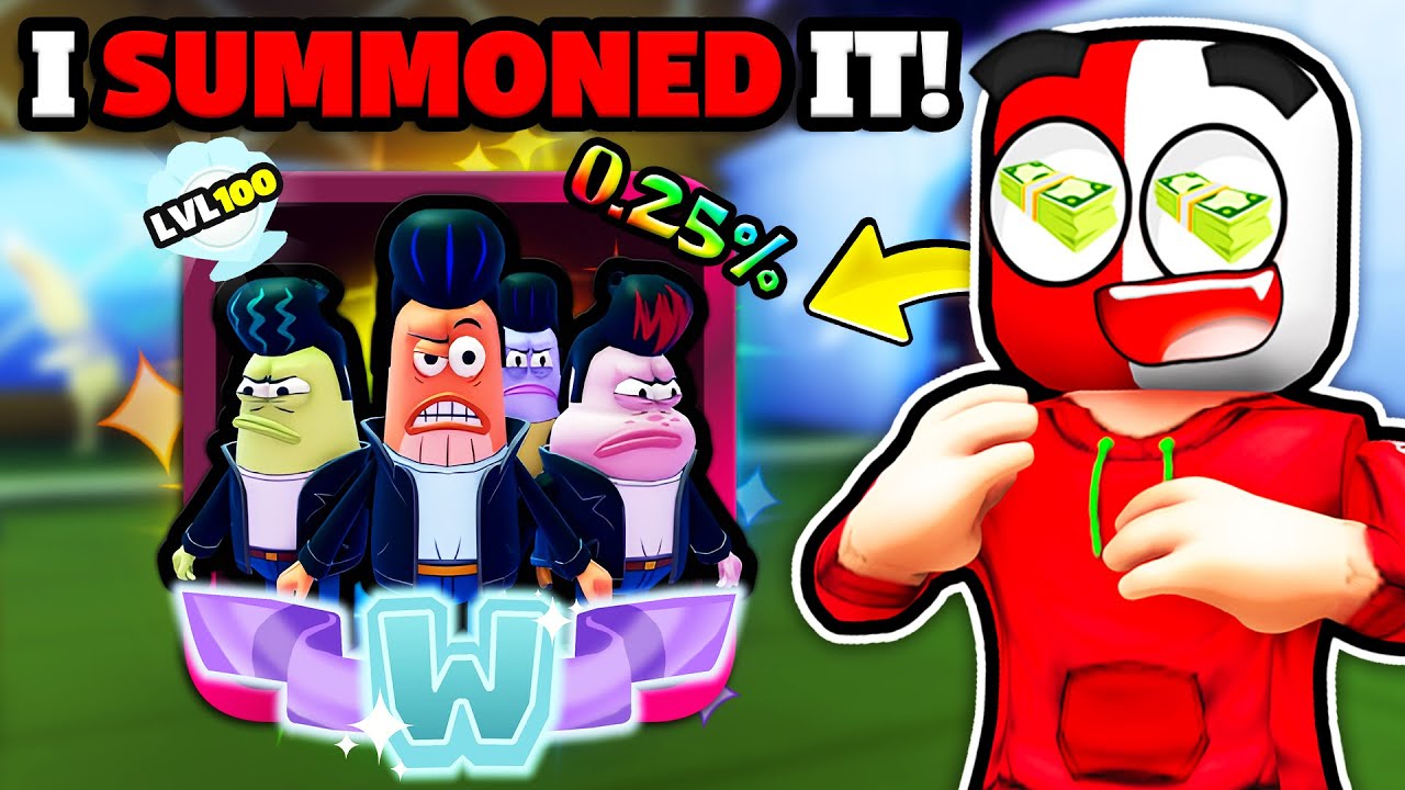 I Summoned 0.25% BUBBLE POPPIN BOYS.. (SpongeBob TD)