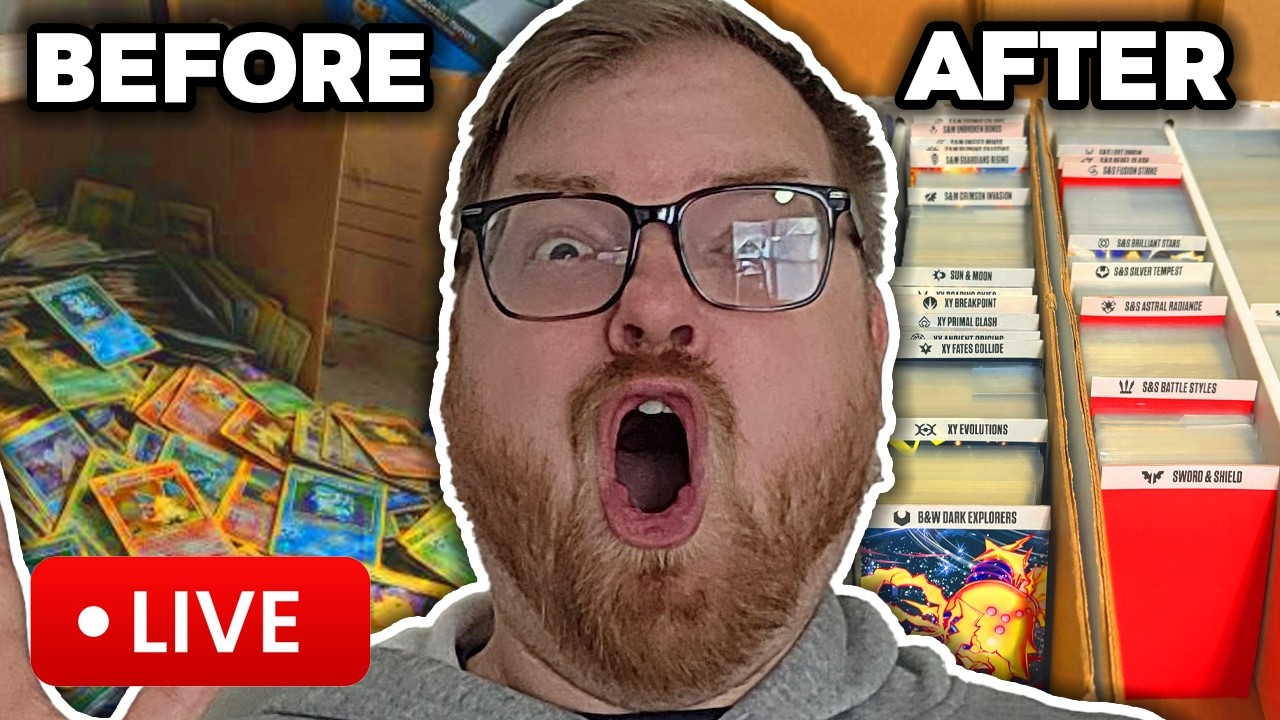 New Bulk Collection! LIVE While Growing My TCG Business with $0!
