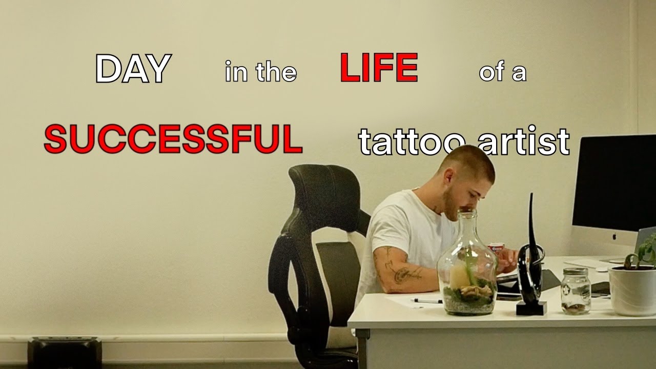 Day in the life of a SUCCESSFUL TATTOO artist