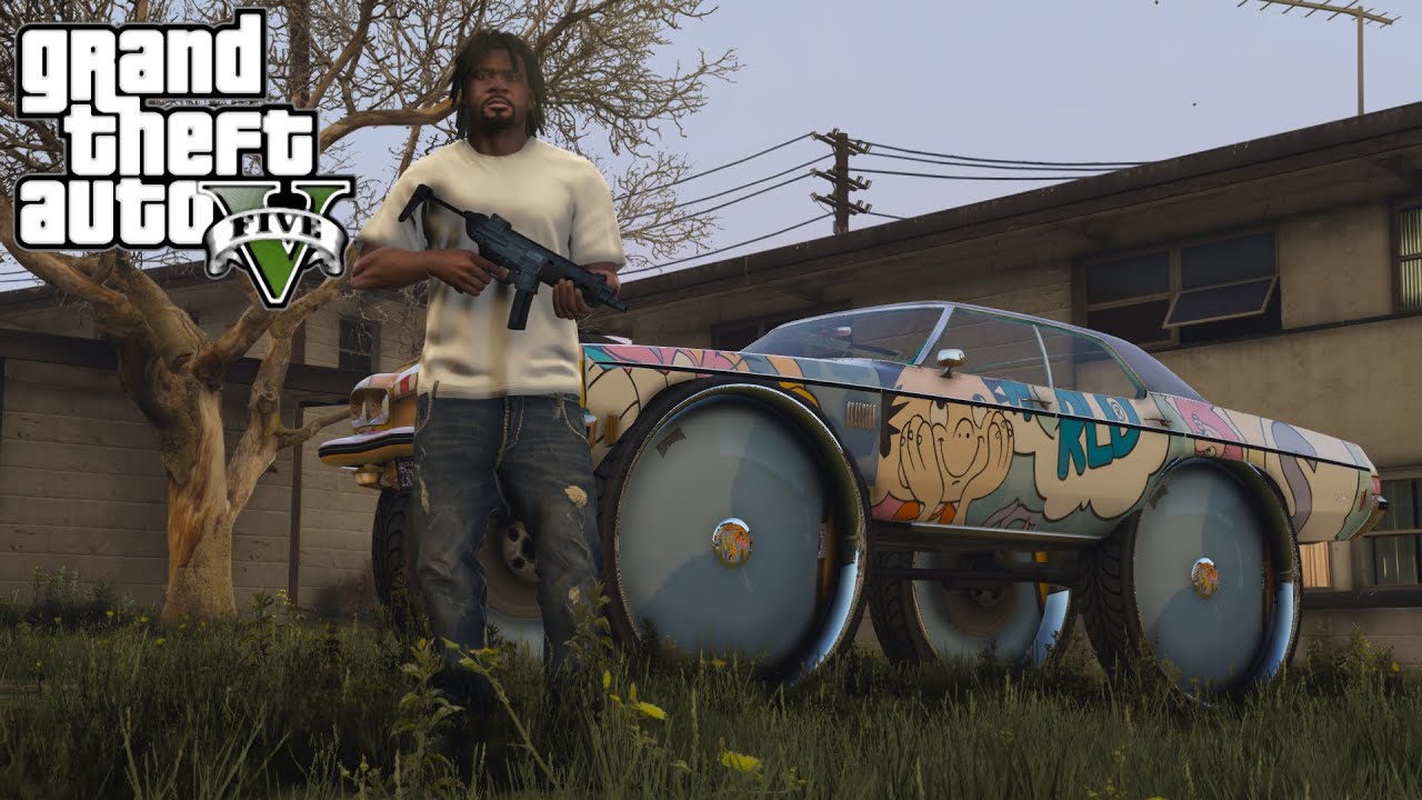 GTA 5 - REAL SAVAGE LIFE MODS - TRAPPIN OUT A STOLEN CRIP'S DONK! #3