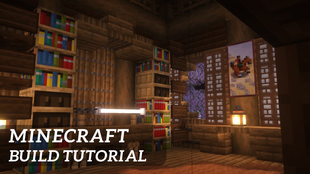 【Minecraft】Simple Japanese House Pt. 2 | Interior Tutorial