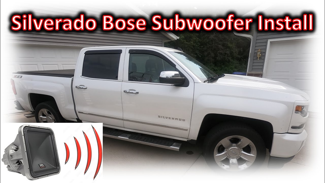 2014-2018 Silverado Bose Subwoofer Install