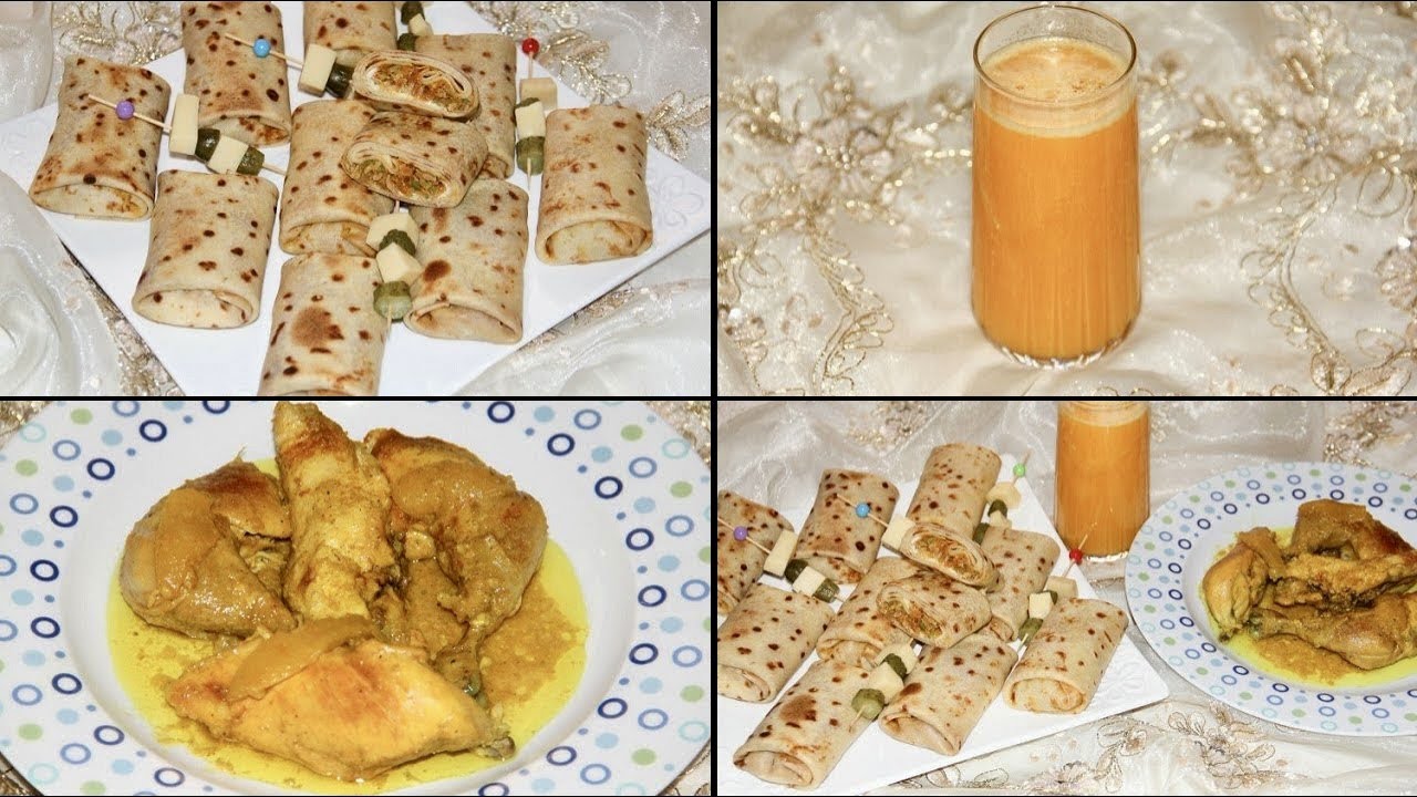 فطور مع ريحانة😋كلشي ساهل وسريع 👌كريب مالح خطييير ودجاج طايب بلا ماء طوووب كيحمق وعصير طبيعي بلامرورة