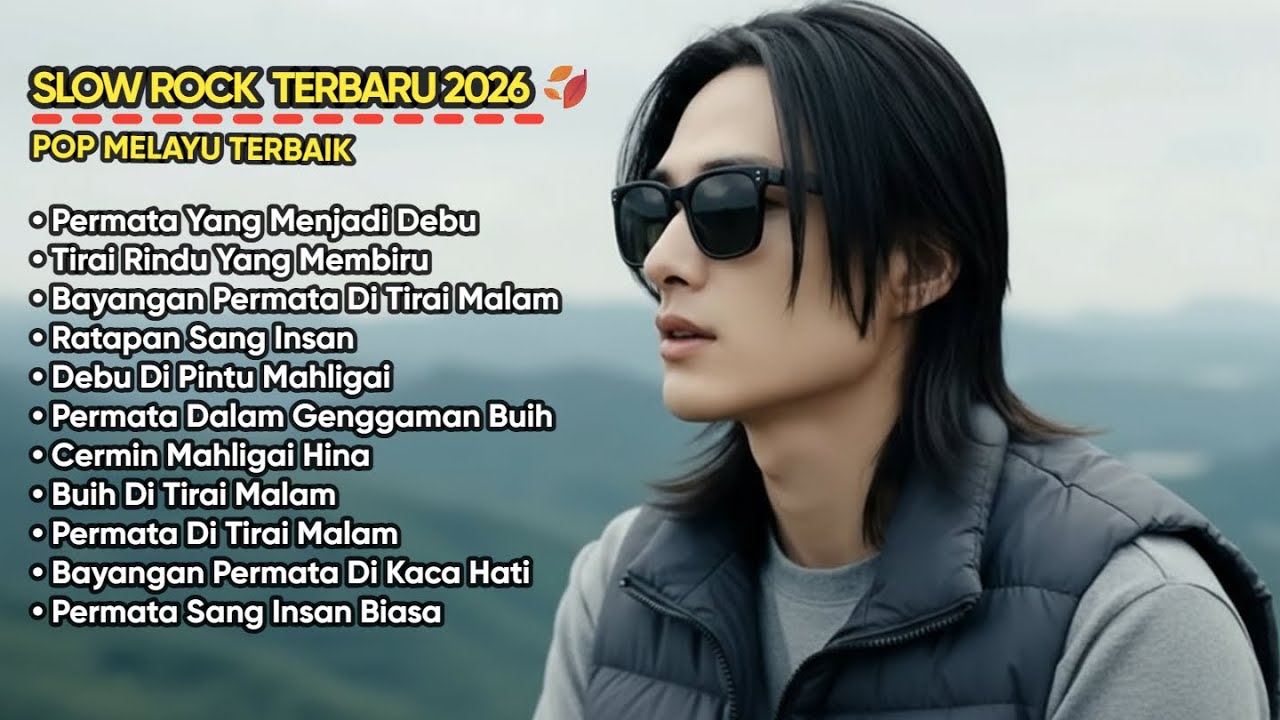 FULL ALBUM SLOW ROCK 2026 ✨ Suara Emas Paling Merdu   Tirai Rindu Yang Membiru