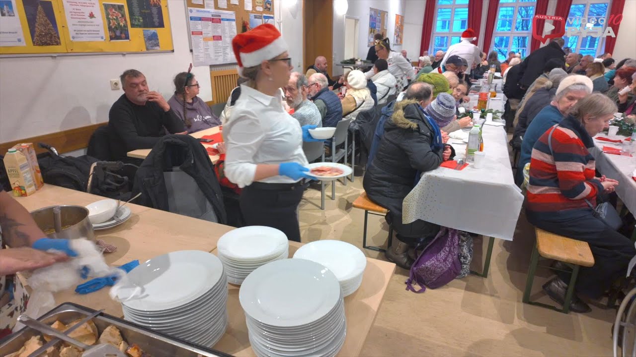 Niech nikt nie będzie sam    wigilia dla bezdomnych i ubogich w Wiedniu