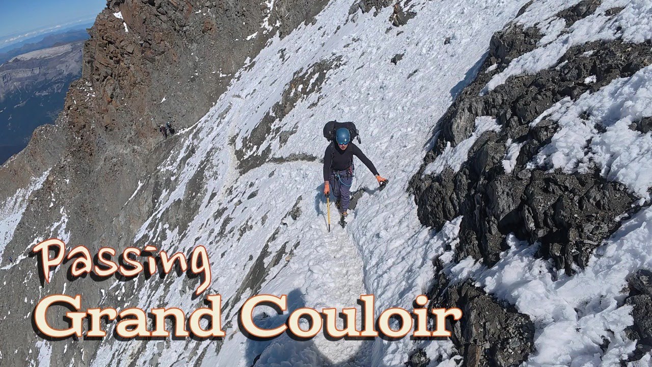 Mont Blanc 2025. Passing deadly Grand Couloir...
