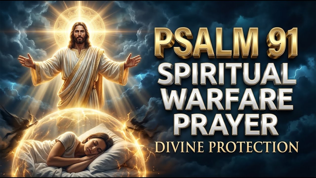 🛡️ PSALM 91 Spiritual Warfare Prayer — Divine Protection While You Sleep ⚔️🙏