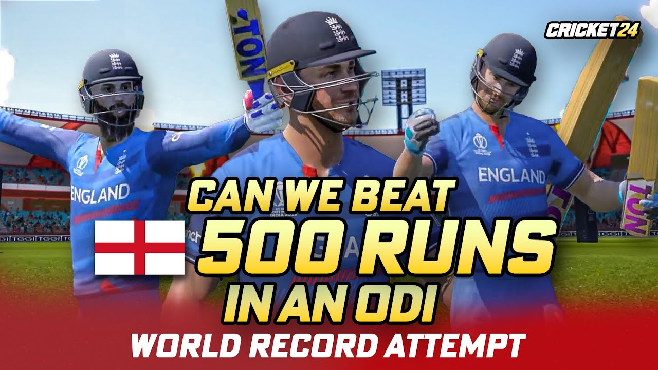 Can we beat the ODI WORLD RECORD SCORE?