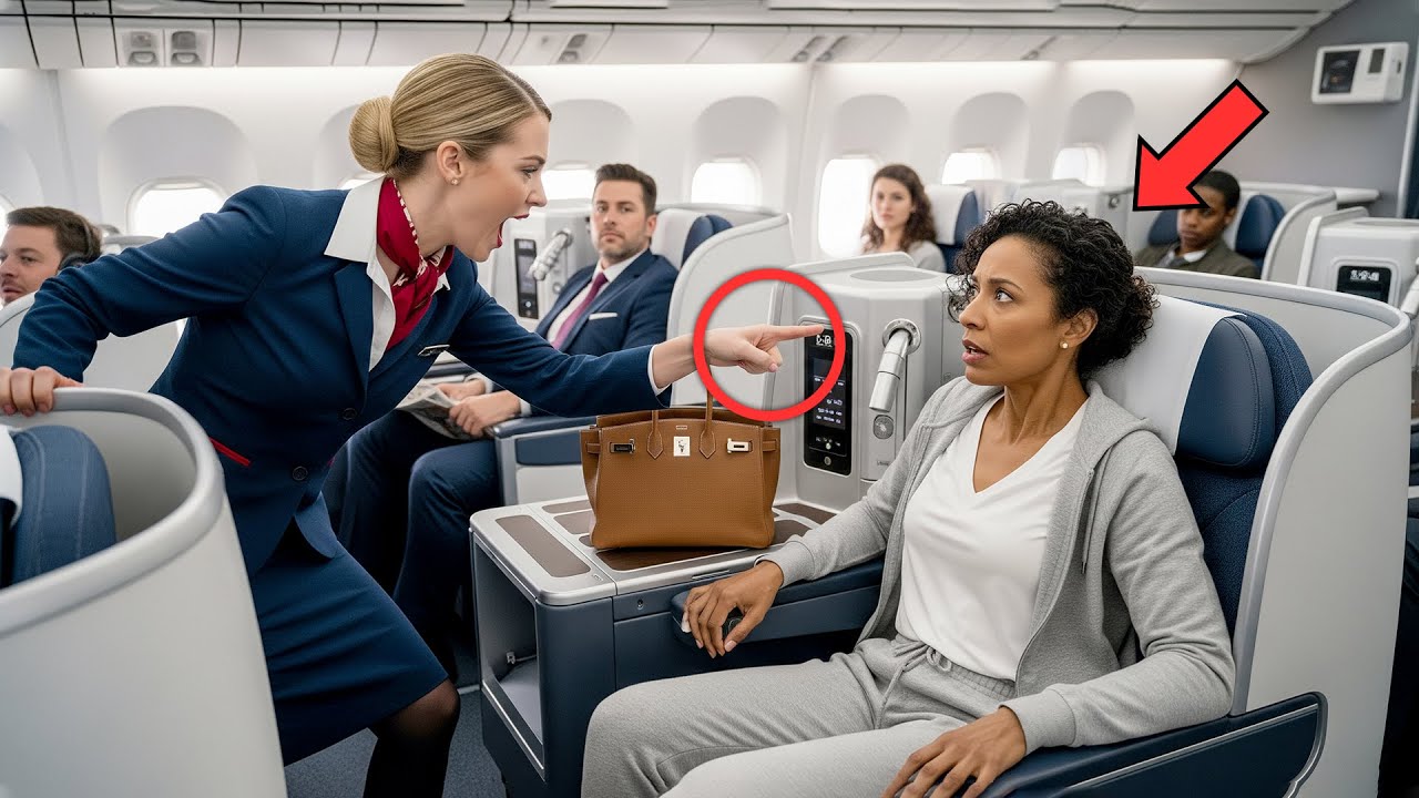Flight Attendant Kicks Black Woman Out of First Class — Then Learns Who She Really Is