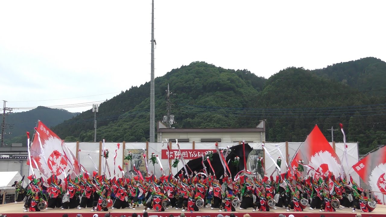 【4K】REDA舞神楽｜ JUNGLE（第21回常陸国YOSAKOI祭り/大子メイン会場）