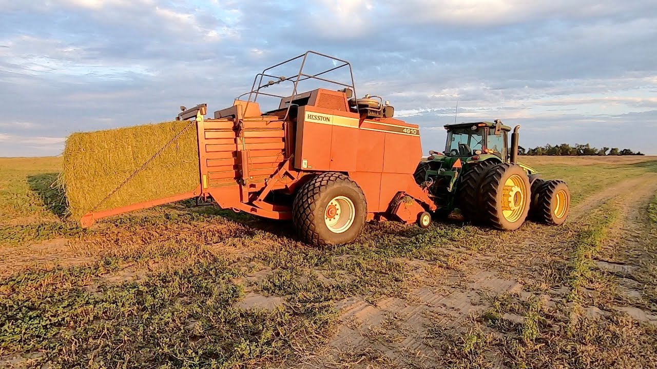 Square Baling 3rd Cutting Alfalfa