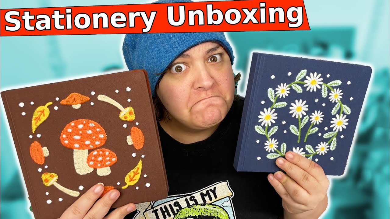 Unboxing Stationery Sketchbooks, Washi Tapes from Baylee Jae