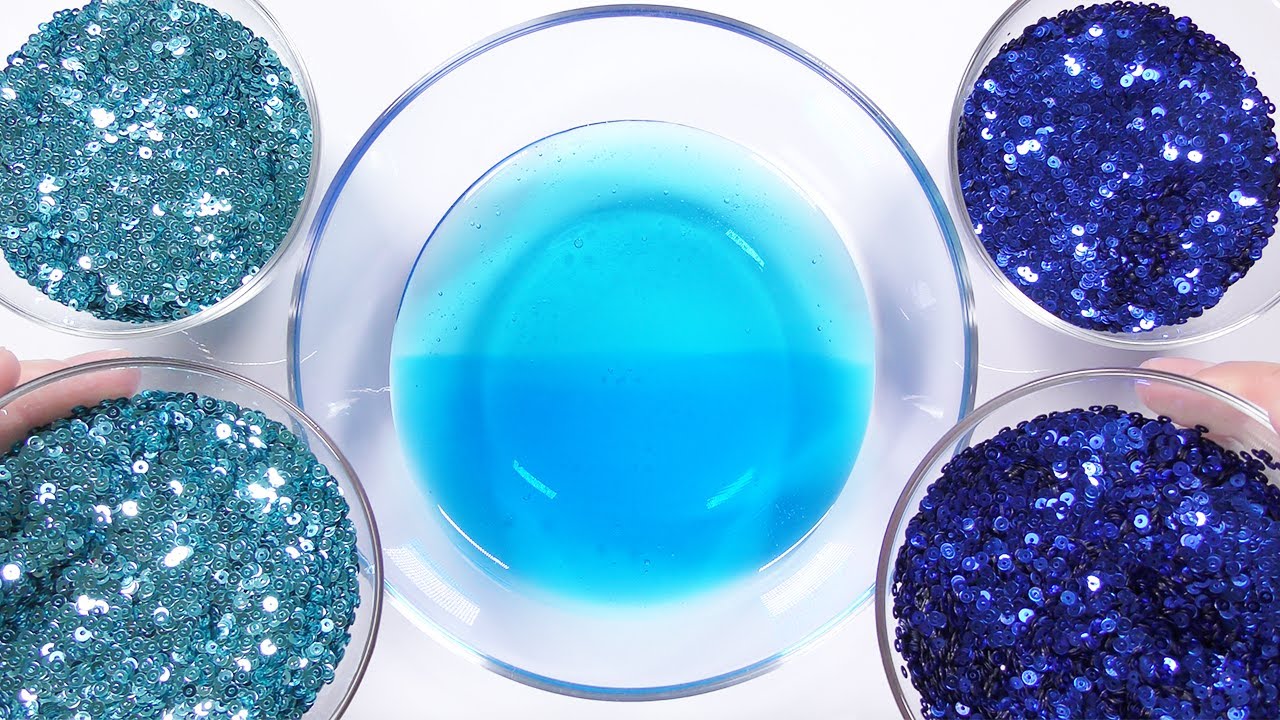 【DIY】ホログラム入れすぎスライムを作る【slime ASMR】