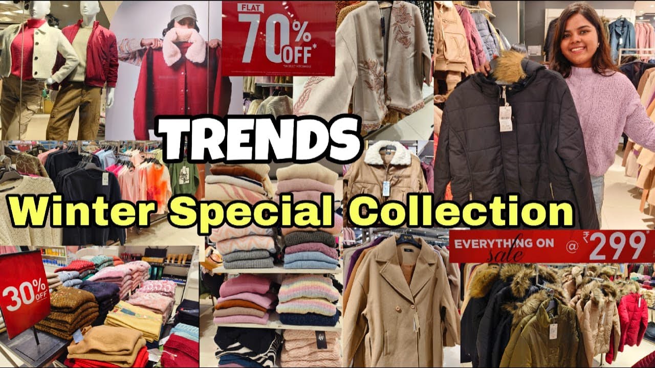 Reliance Trends Winter Collection 2025 🤩🔥 | Flat 70% off🤯 | Premium Jackets Starts 💸699