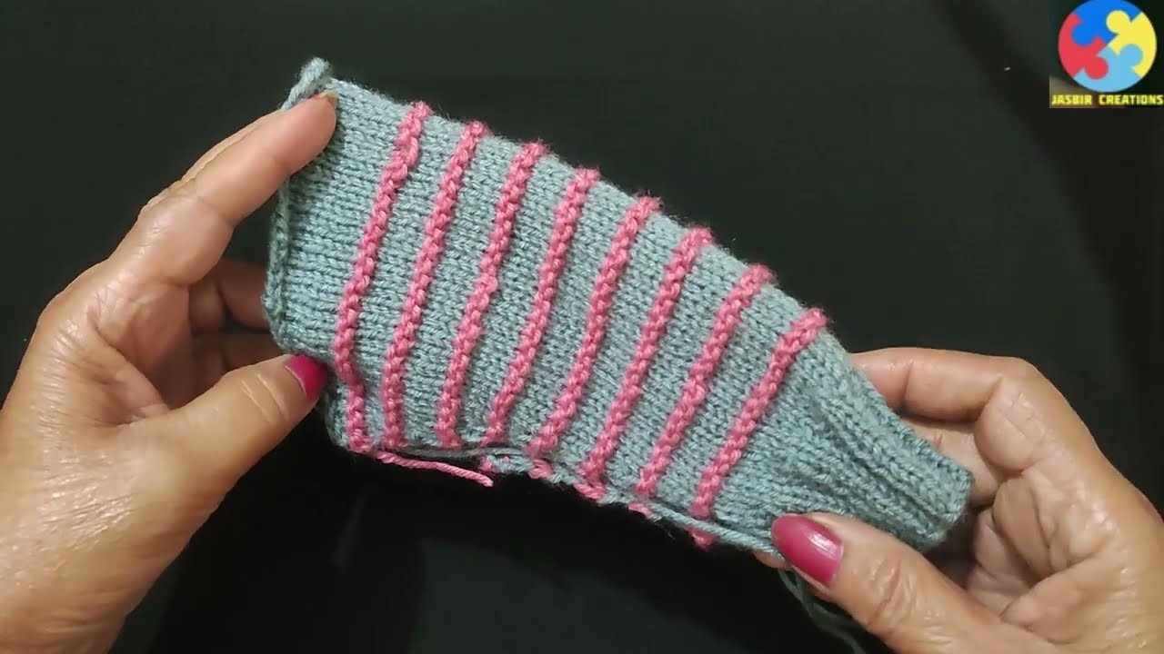 Knitting BABY ARMS | Step by Step | Hindi | Jasbir Creations