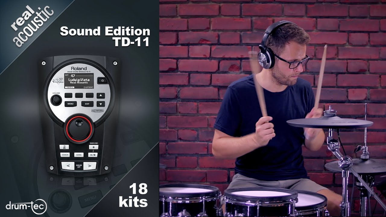Roland TD-11 Real Acoustic Sound Edition: Custom Kits by drum-tec