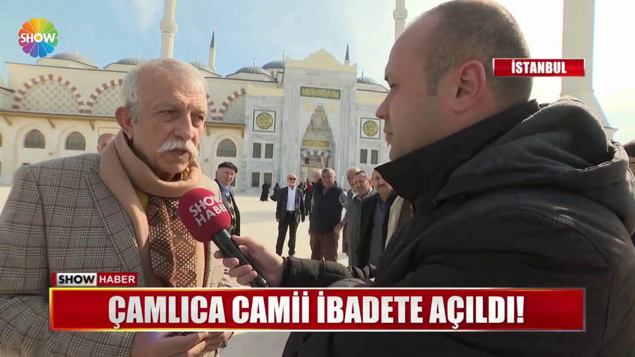 Çamlıca Camii ibadete açıldı!