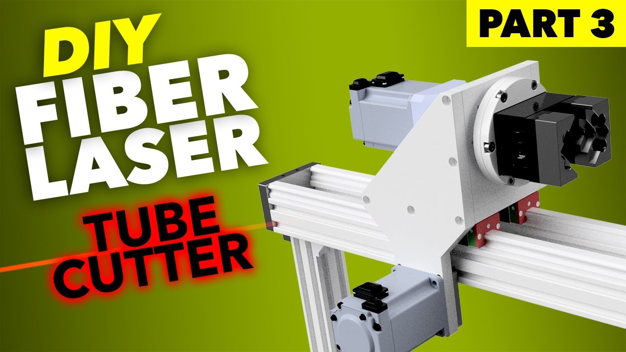 DIY Fiber Laser Tube Cutting Machine | Part 3: Rear Chuck