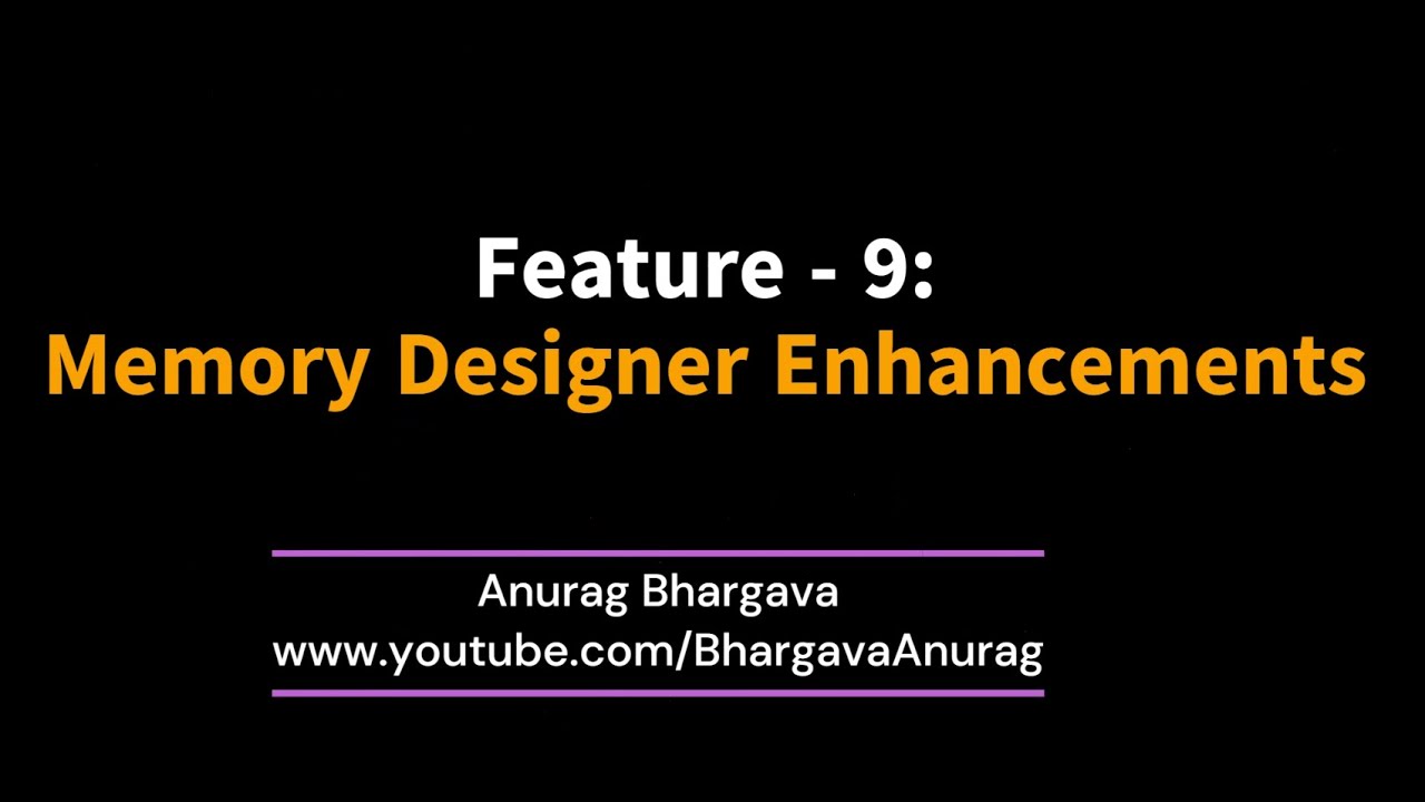 ADS2023 Top10 - Feature 9: Memory Designer Enhancements