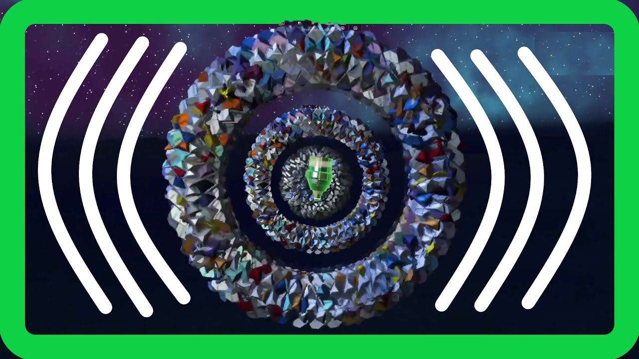 Pulsing Cube Ring - NMS Glitch Building - #nomanssky #glitchbuilding #criscrosaplesos
