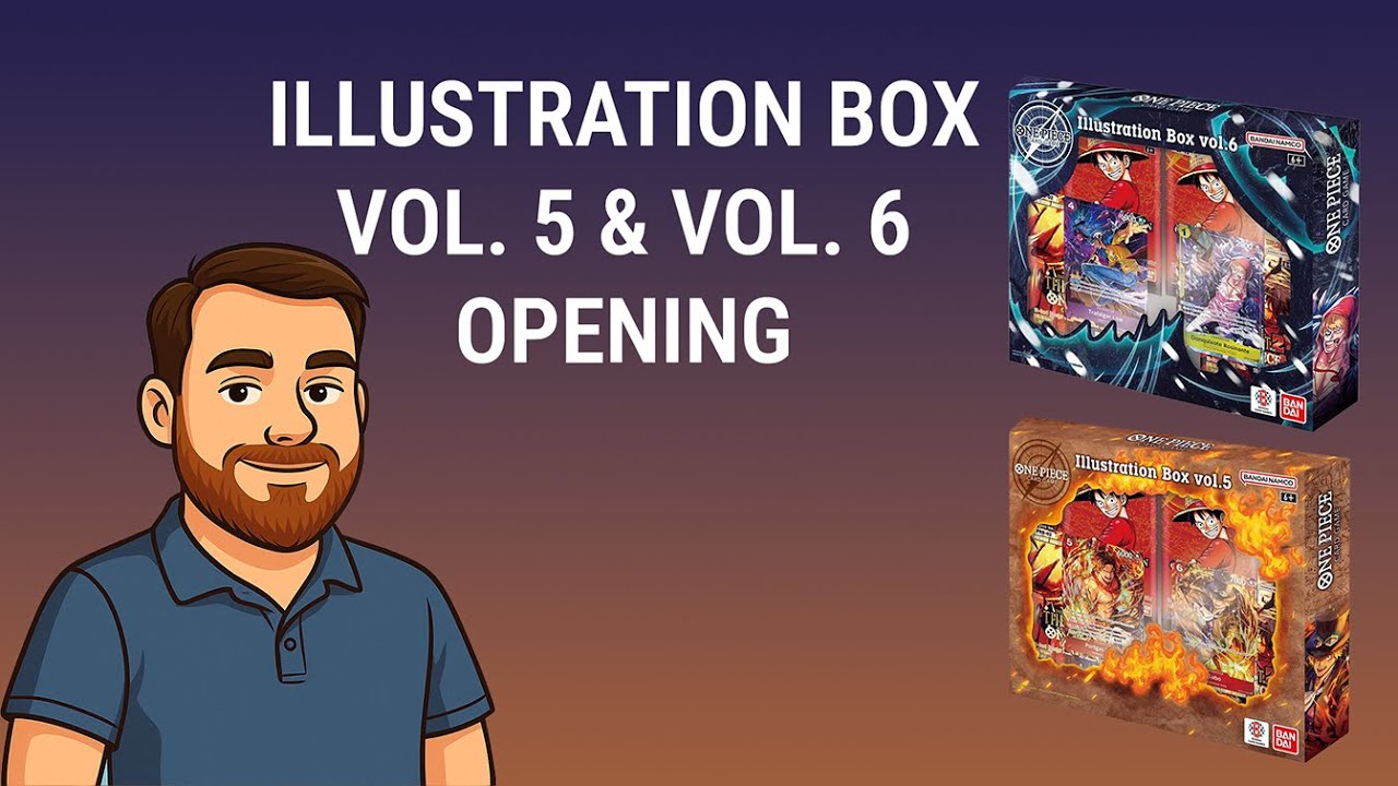 Wir ÖFFNEN die neuen ILLUSTRATION BOXEN Vol. 5 & Vol. 6 / ONE PIECE TCG