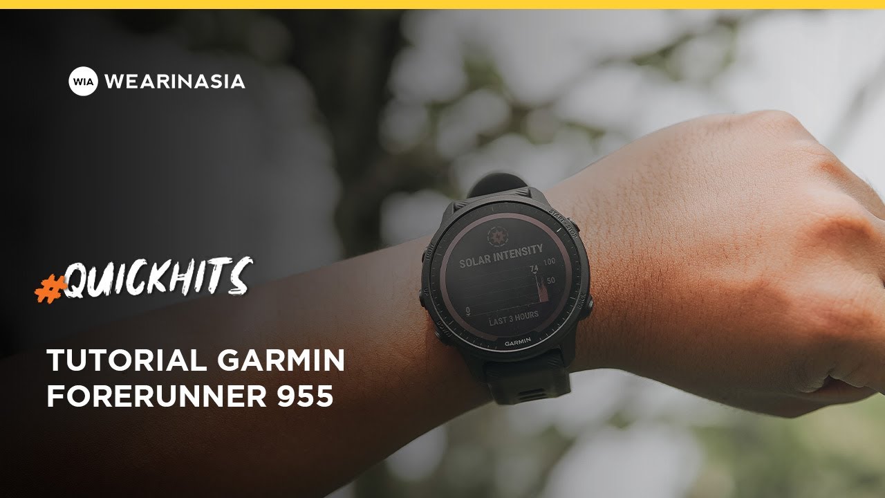 TUTORIAL GARMIN FR 955,  OHH TERNYATA BEGINI?!!