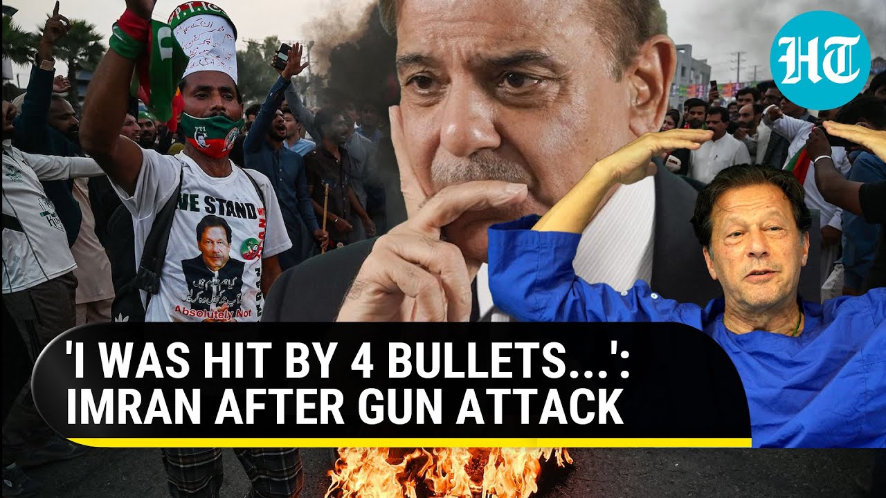 Imran Khan, in wheelchair, makes first address after gun attack; 'They planned to kill me...'
