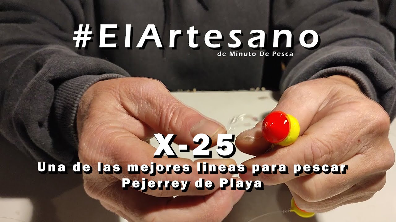 Aparejo para pesca de pejerrey de Flote en la playa X-25