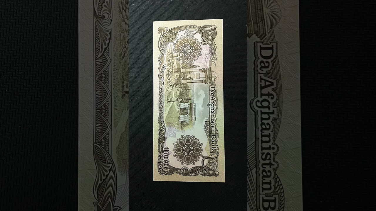 Afghanistan ￼ 1000 Afghanis#money #worldbanknotes #collection #trending #currency #afghanistan #best