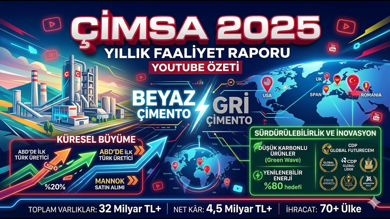 CIMSA 2025 Faaliyet Raporu Analizi | Çimsa Çimento