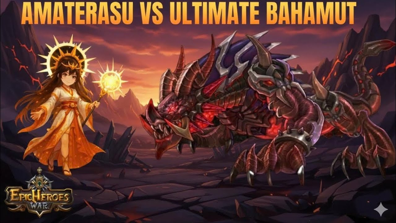 Amaterasu Level 80 chinh phục super boss mạnh nhất - Epic Heroes War #epicheroeswar #divmob 