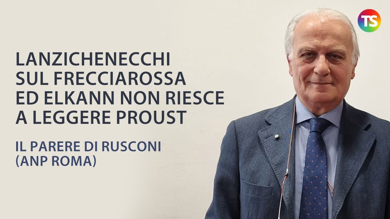 Lanzichenecchi sul Frecciarossa ed Elkann non riesce a leggere Proust