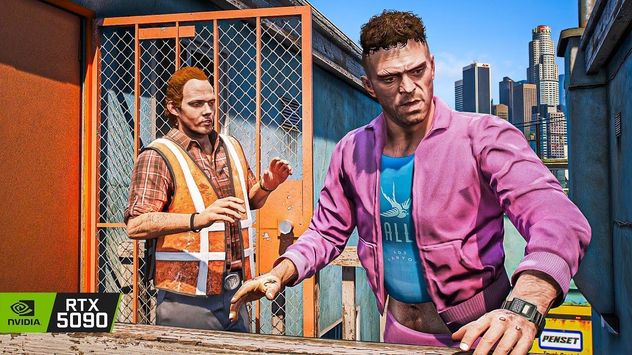 GTA_5 Merryweather Heist Offshore Mission 8K Gameplay RTX 5090 Remastered Graphics MOD 😨