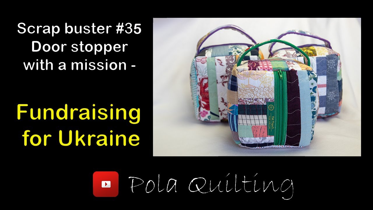 Scrap buster #35 Door stopper with a mission - Fundraising for Ukraine