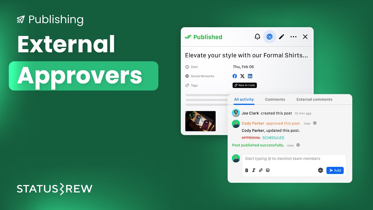 Introducing External Approvers: Get Client Approvals (without logins)