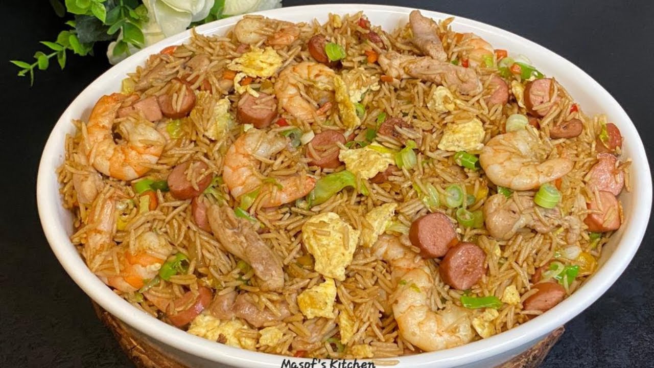 Как приготовить жареный рис по-гански // PartyFriedRice@MasofsKitchen