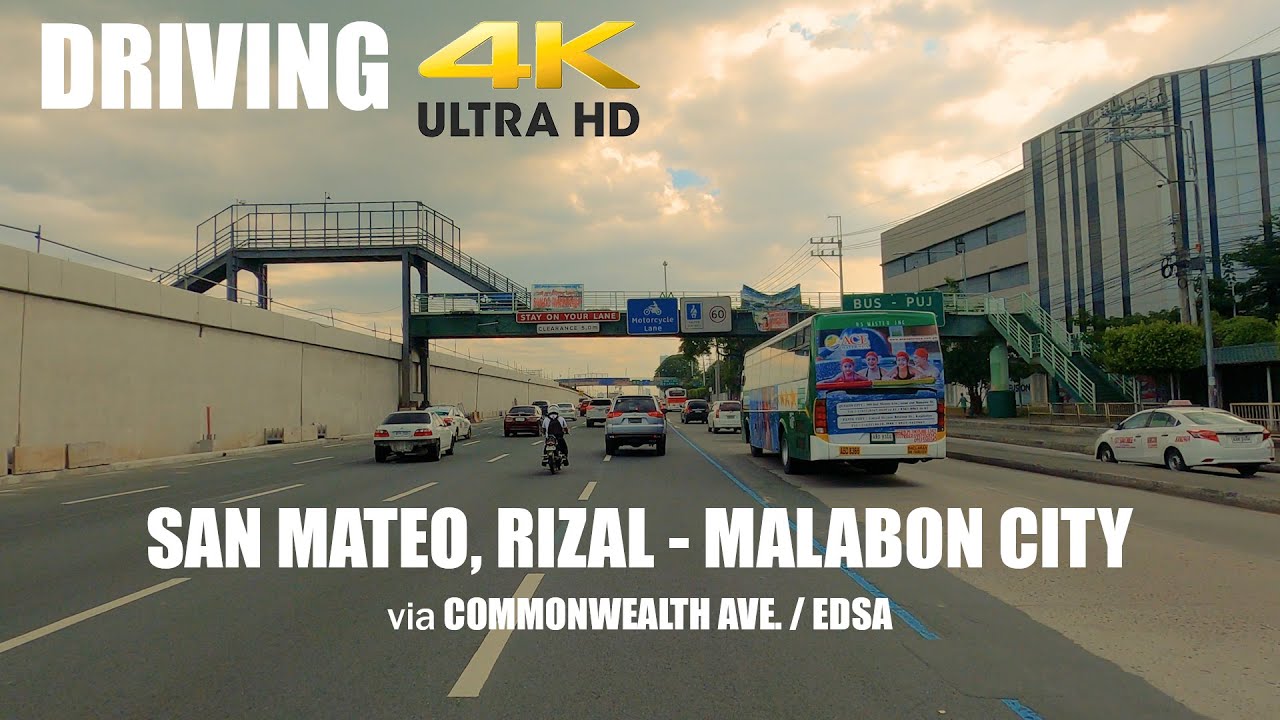 Driving San Mateo Rizal - Malabon City Commonwealth Avenue - EDSA Manila #foryou #vlog #ncap #video