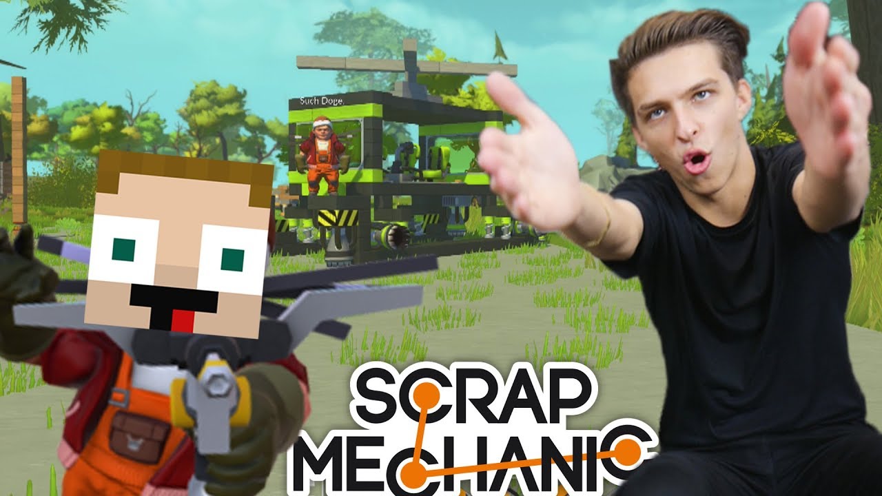 Naše vlastní helikoptéra | Scrap Mechanic #5 w/ Gejmr