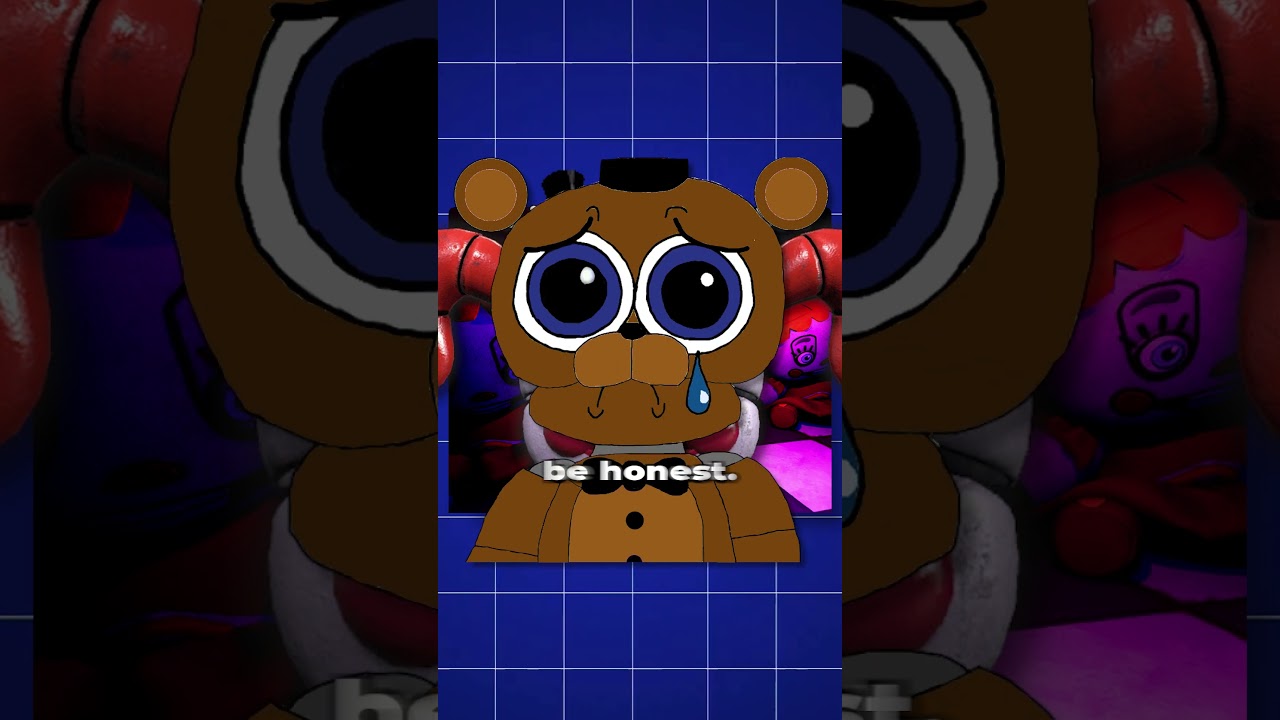 Персонажи FNAF, вырезанные из игр! #fnaf #fivenightsatfreddys