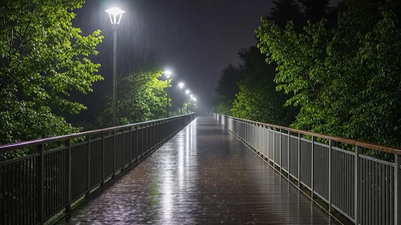 Calming Rain Sounds for Sleep & Relaxation │ Stress Relief │ Soft White Noise